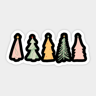 Christmas Trees Sticker